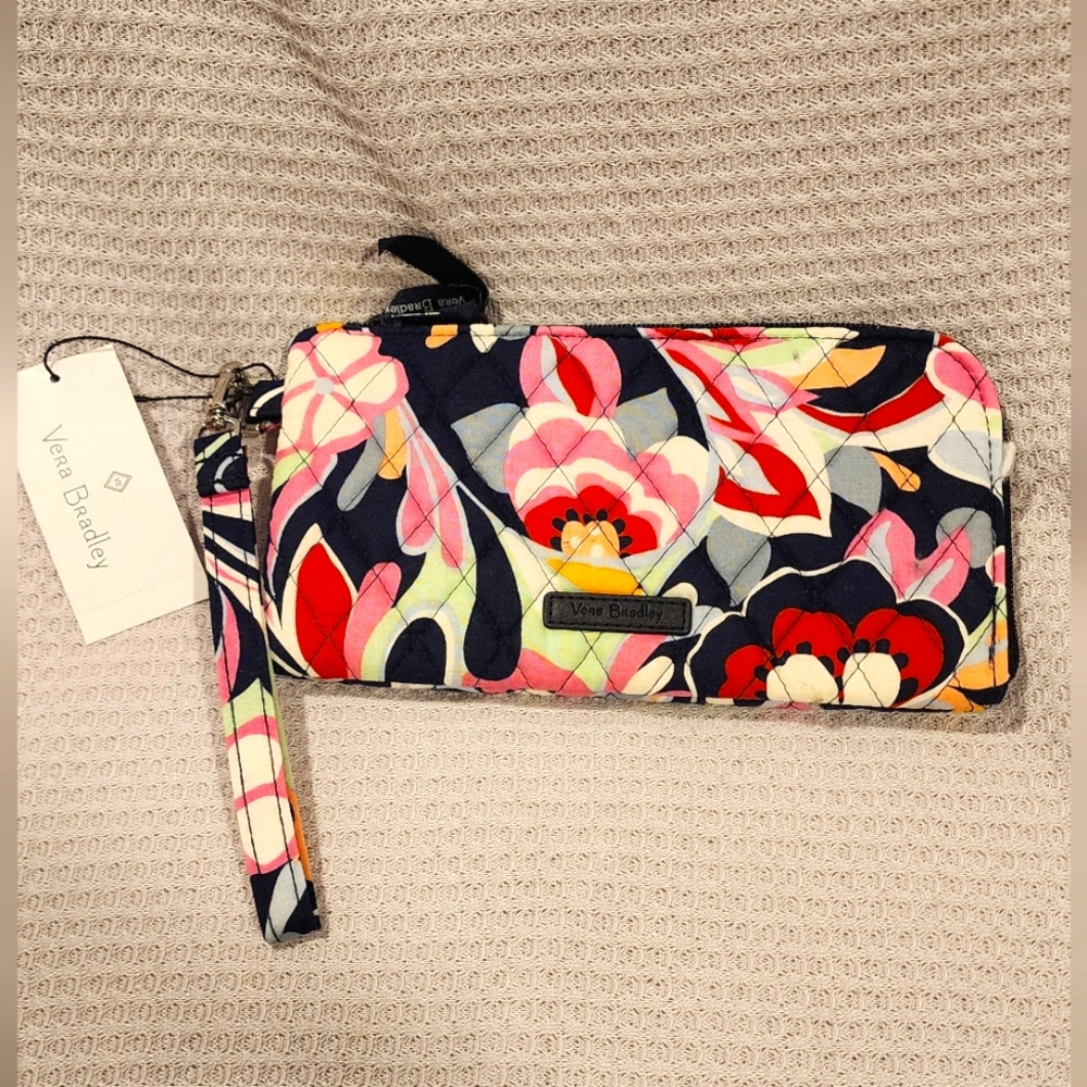 Colorful Vera Bradley Tech Wallet